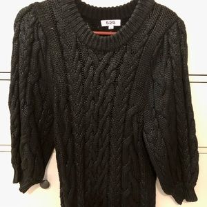 525 America black metallic sweater